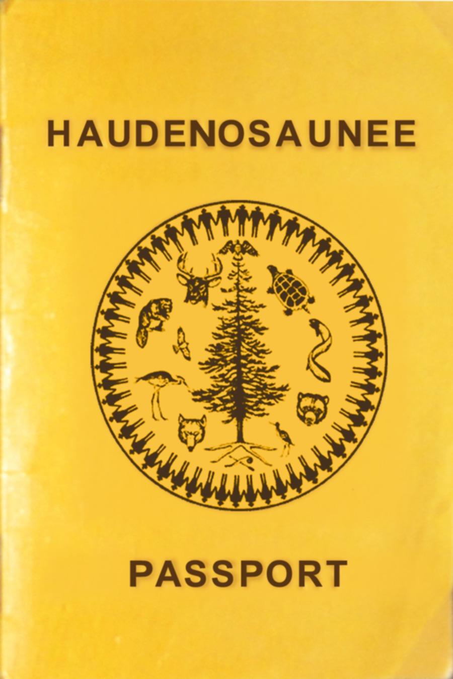 The Cover of an Iroquois Passport.