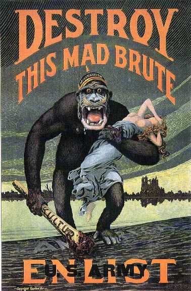 World War I Spurs Anti-German Crusade