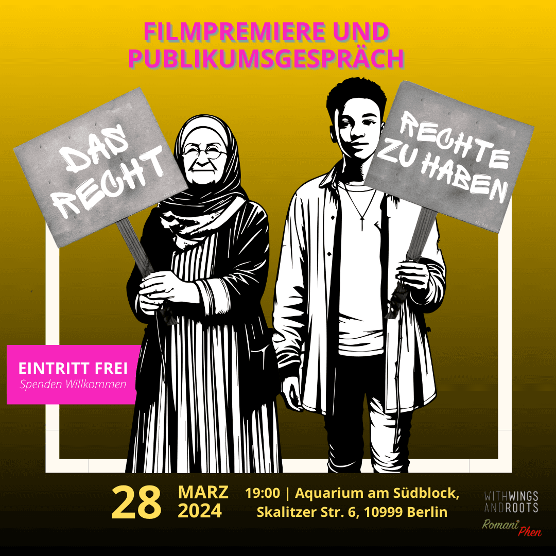 Filmpremiere „Das Recht, Rechte zu Haben“ Aquarium, Berlin Germany