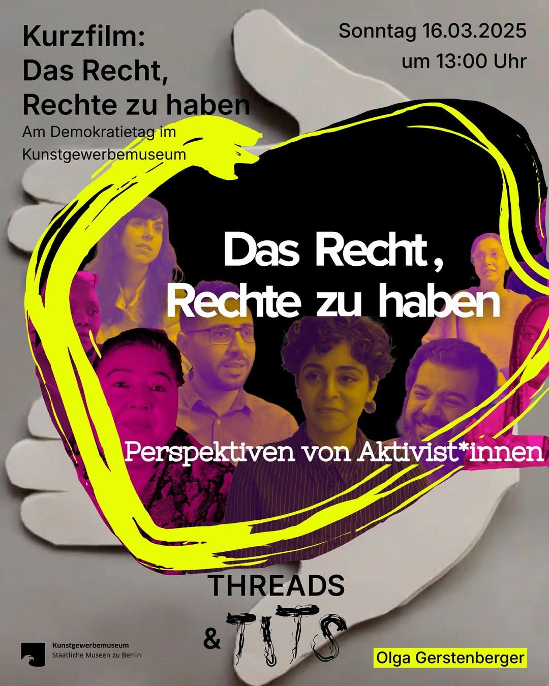 Screening „Das Recht, Recht zu haben“ @ Kunstbewerbmuseum